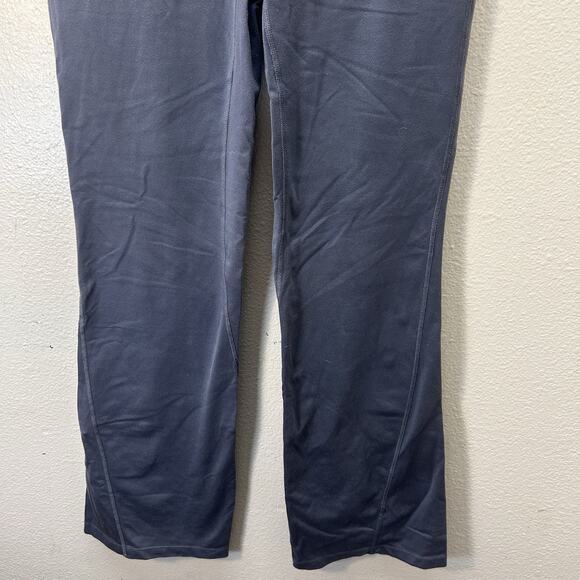 Athleta Mid Rise Bootcut Flare Pants Blue Yoga Gym Athletic Stretch Pull On Sz M - Picture 3 of 7